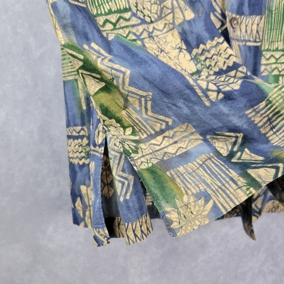 Tori‎ Richard pineapple Costal Beach M Hawaiian Aloha Men Shirt short-sleeved - Picture 5 of 11